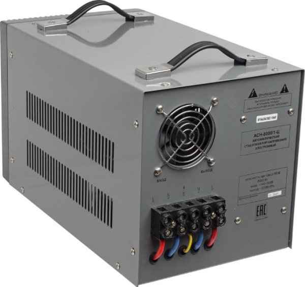 Стабилизатор АСН-8000/1-Ц, 8kW, элек. Ресанта